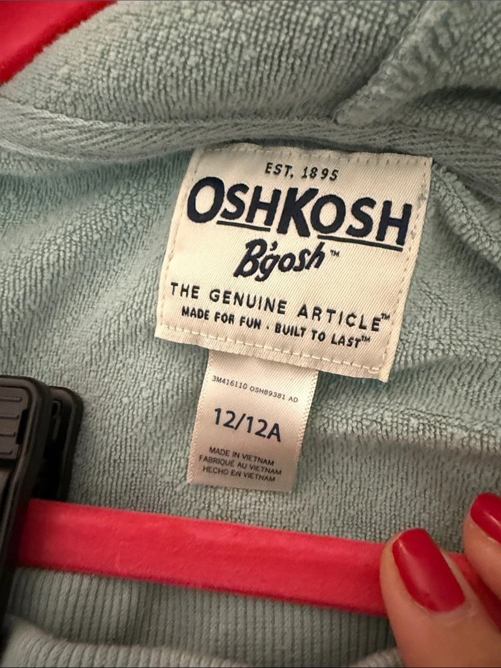 OshKosh B'gosh Mint Green Butterfly Zip Hoodie sweatpants set
